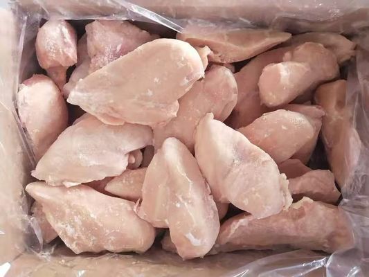 Pechuga de pollo deshuesada congelada de alta calidad lista para exportación en embalaje a granel