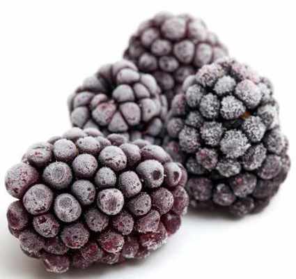 Moras de alto Brix Frutas IQF Congeladas para Jugo Mermelada Cobertura