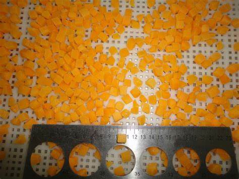 IQF Biol&oacute;gicos Pisco amarillo en cubitos Frutas congeladas en granel Envasadas Pulpa de agua Cubos enteros y mitades Sabor dulce Conservado 0