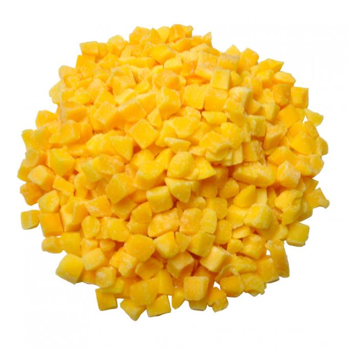 IQF Biol&oacute;gicos Pisco amarillo en cubitos Frutas congeladas en granel Envasadas Pulpa de agua Cubos enteros y mitades Sabor dulce Conservado 3