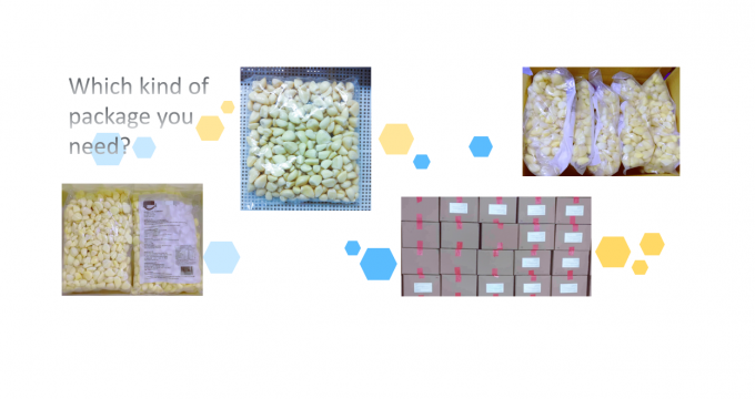 Ajo al por mayor con sabor fresco y larga vida &uacute;til Ajo congelado 4