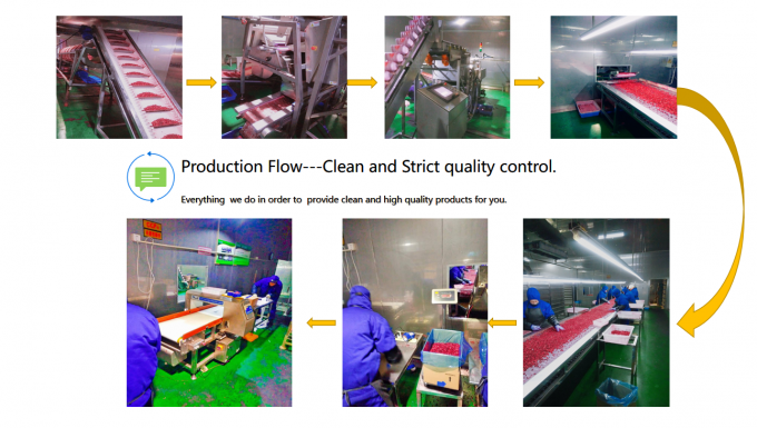 BRC, KOSHER, HALAL, IFS, BSCI, Ar&aacute;ndanos rojos y ar&aacute;ndanos rojos congelados IQF, mermelada de fruta 100% natural, embalaje a granel con 2 a&ntilde;os de vida &uacute;til, cubo 3