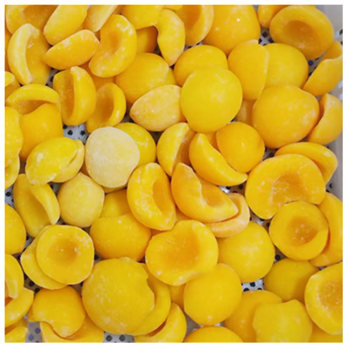 Mitades de melocot&oacute;n amarillo congelado a granel de 10 kg de primera calidad - Ideal para conservas y exportaci&oacute;n 1