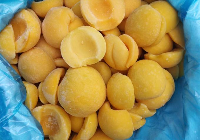Mitades de melocot&oacute;n amarillo congelado a granel de 10 kg de primera calidad - Ideal para conservas y exportaci&oacute;n 2