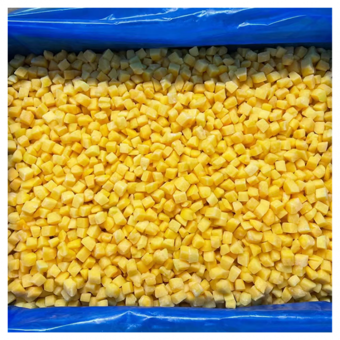 Mitades de melocot&oacute;n amarillo congelado a granel de 10 kg de primera calidad - Ideal para conservas y exportaci&oacute;n 5