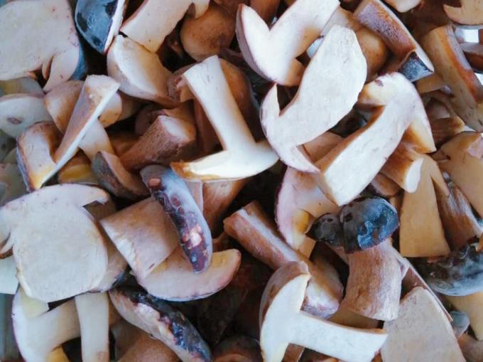 H&uacute;ngos congelados IQF BOLETUS EDULIS grado A 24 meses Per&iacute;odo de conservaci&oacute;n ISO HACCP BRC KOSHER HALAL Certificado 10 toneladas MOQ 1