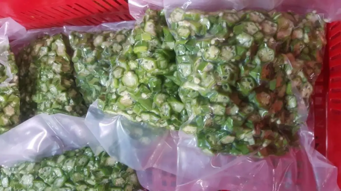 Okra Premium IQF de Dama Congelada, Entera y en Rodajas, para Cocinar, Proveedor Mayorista a Granel de Vietnam 5