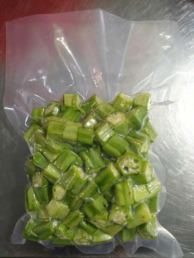 Okra Premium IQF de Dama Congelada, Entera y en Rodajas, para Cocinar, Proveedor Mayorista a Granel de Vietnam 8